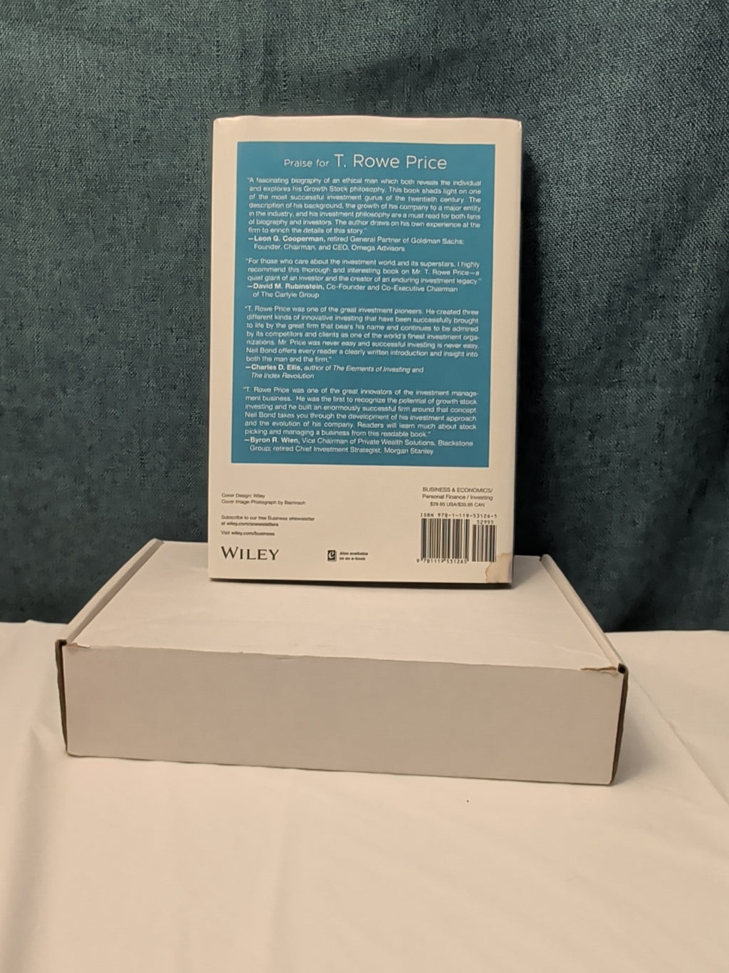 T. Rowe Price: The Man, The Company, Investment Philosophy Hardcover Wiley Bond