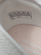 Skechers GO WALK Joy Women’s 11 White Mesh Slip On Air Cooled Goga Mat 124187