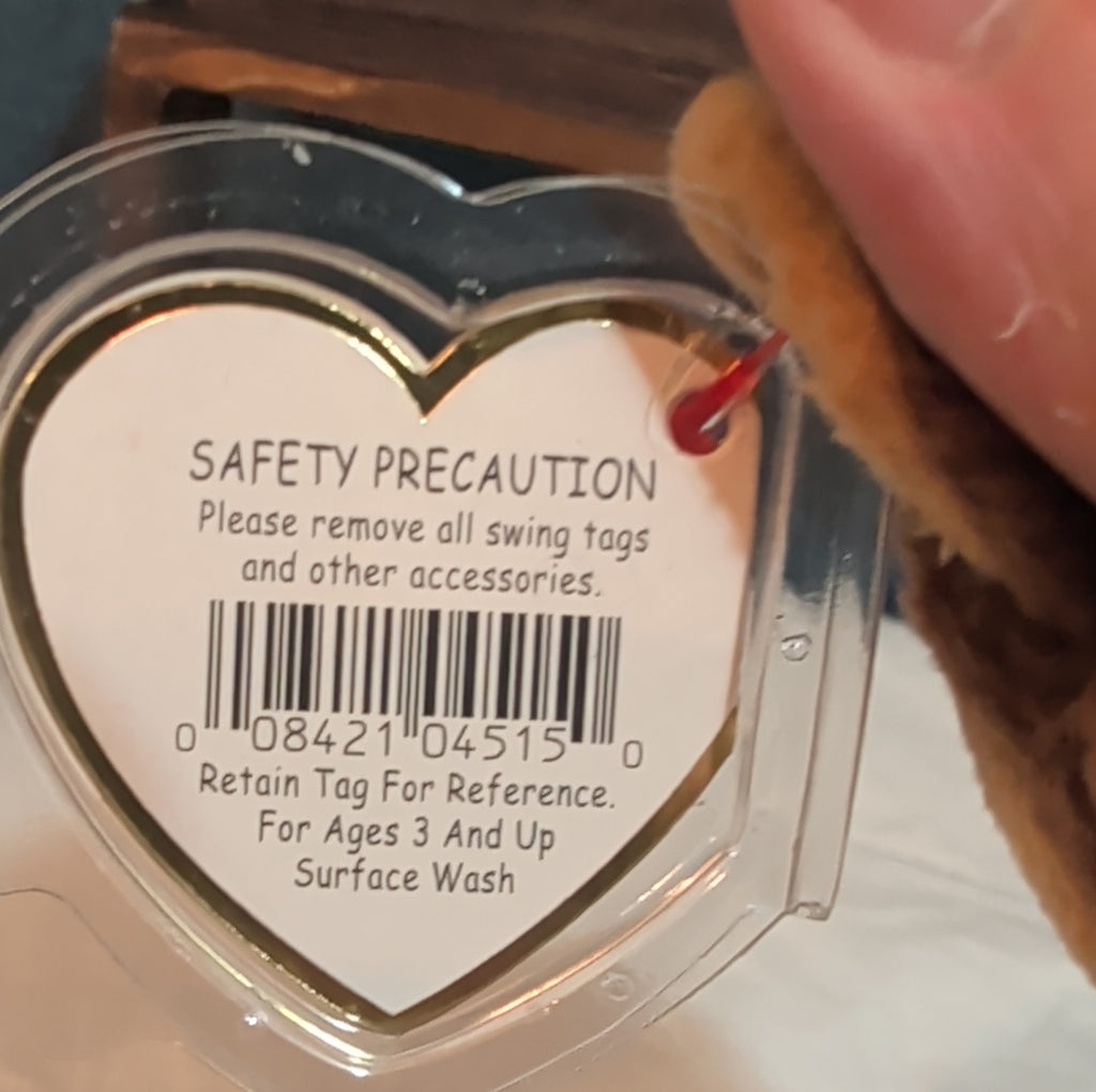 Ty Beanie Baby Courage German Shepherd Flag Plush