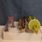 Dinosaur Toy Figures Lot of 6 T-Rex Triceratops Stegosaurus