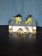 Dinosaur Excavation Kit & Skeleton Figure Set | Sealed Dig Block + 7 Toy Figures