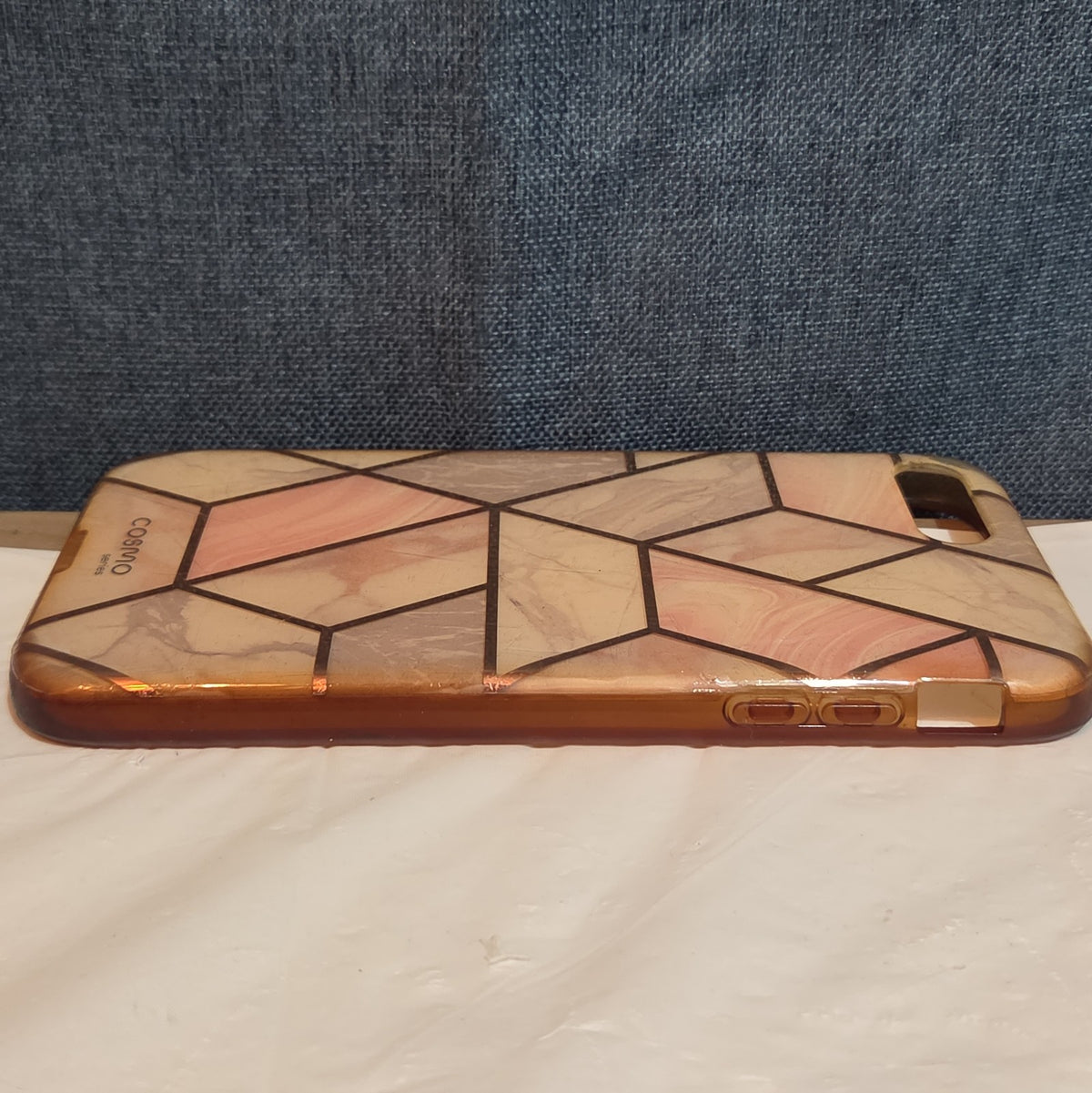 i-Blason Cosmo iPhone 7 Plus 8 Plus Case Pink Marble Rose Gold
