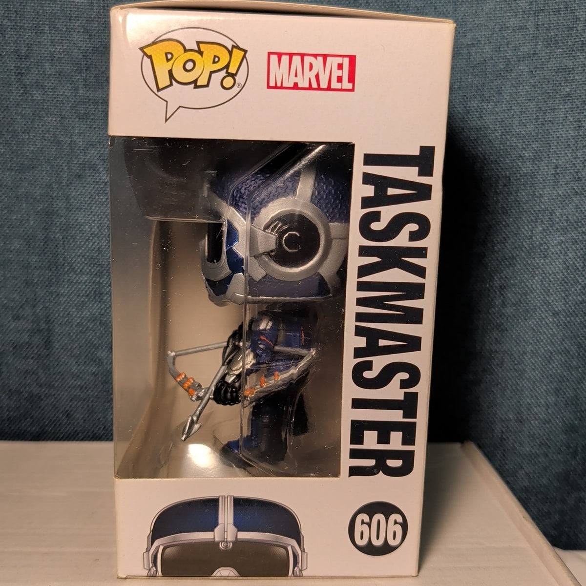 ​Funko Pop Marvel Black Widow Taskmaster #606  with Bow in Box with Protector