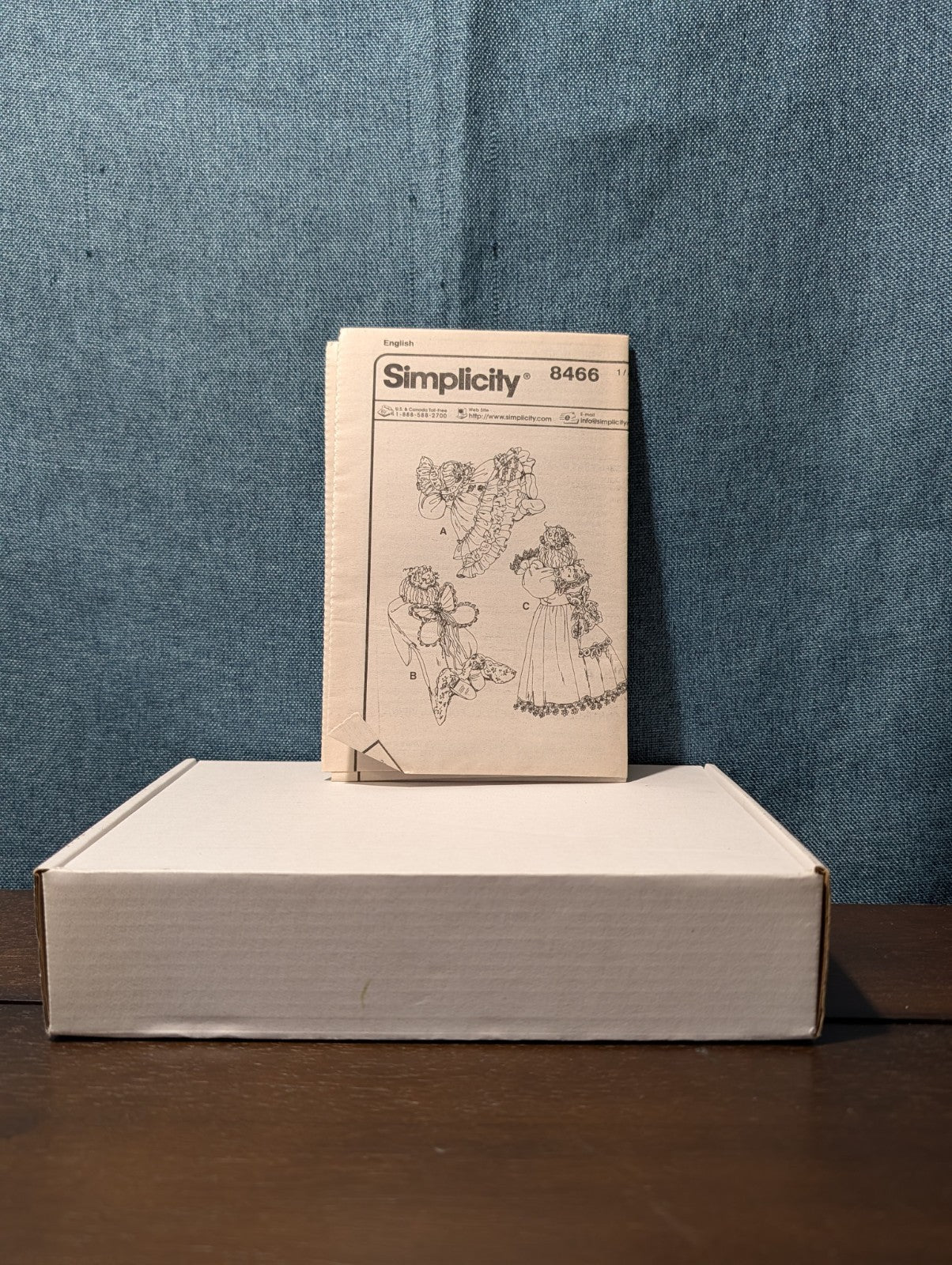 Simplicity 8466 Walnut Creek Hide&Seek Doll Pattern 98 Topsy Turvy 3 Sizes Uncut