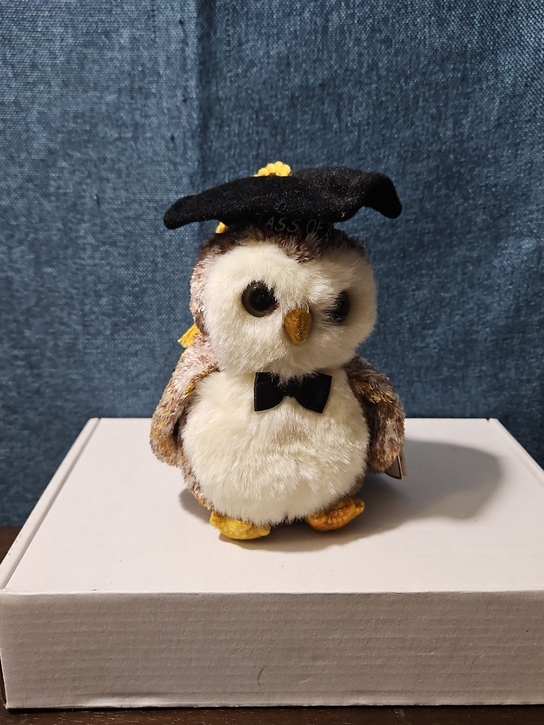 Ty Beanie Baby Smarter the Owl | Class of 2002 Graduation Gift | Retired Plush