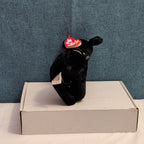Ty Beanie Baby Luke the Black Labrador Retired 1999 WMT Holographic Tag Vintage