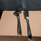 Hampton Silversmiths PORTFOLIO Sugar Spoon & Butter Knife Set | Glossy 208