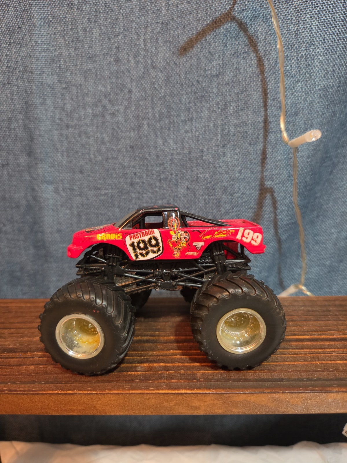 Hot Wheels Pastrana 1999 Monster Jam Red Diecast