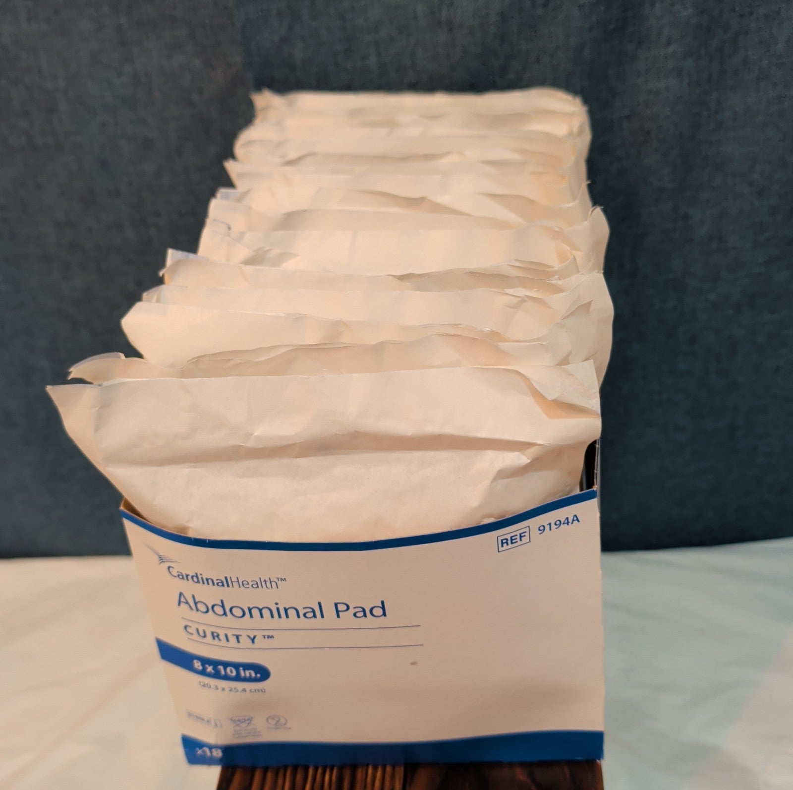 Curity Cardinal Health 8x10 Abdominal Pads Sterile 72-Ct New EXP 2029 9194A