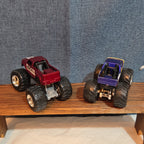 Hot Wheels Monster Trucks Race Bundle Crush Cars Diecast Y2K Mixed with Demo Car