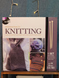 SpiceBox Intro To Knitting Learn To Knit Craft Kit Bamboo Needles
