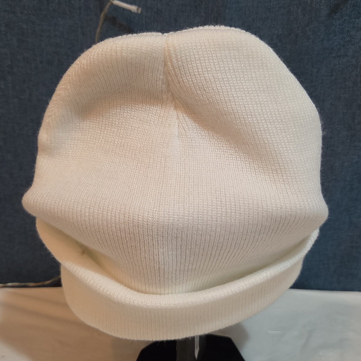 Custom Grinch Throat Punch White Knit Beanie Funny Holiday Hat Brand