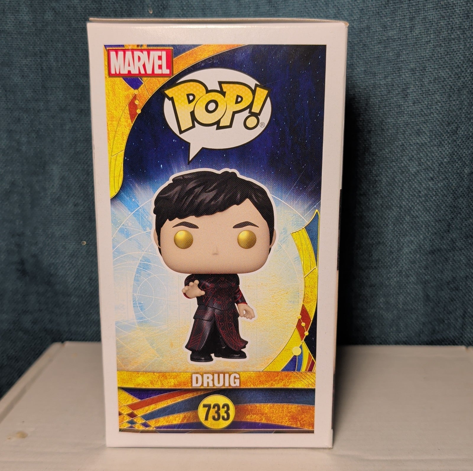 Funko Pop Marvel Eternals Druig 733 Bobble-Head Figure NIB with Protector