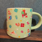 Target Wondershop 18 oz Ebony Glenn Christmas Elf ELVES Stoneware Coffee Mug