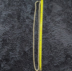 Vintage 54" Champagne Hand Knotted Faux Pearl Flapper Necklace