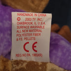 Ty Beanie Baby Legend Purple Dragon Plush Gold Wings 2003