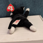 Ty Teenie Beanie Baby Zip Black Cat McDonald's Vintage #10 TAG CREASE/RIP