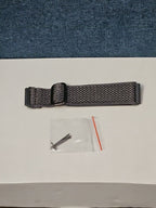 Fitbit Versa 1 / 2 / Lite Watch Band | Stretchy Elastic Nylon Strap | Dark Grey