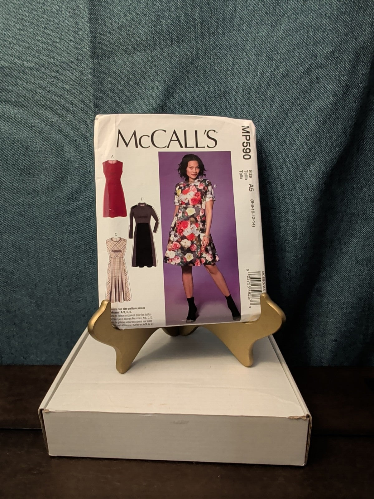 UNCUT McCall's M7651 (MP590) Pattern | Fit & Flare Dress Princess Seam Size 6-14