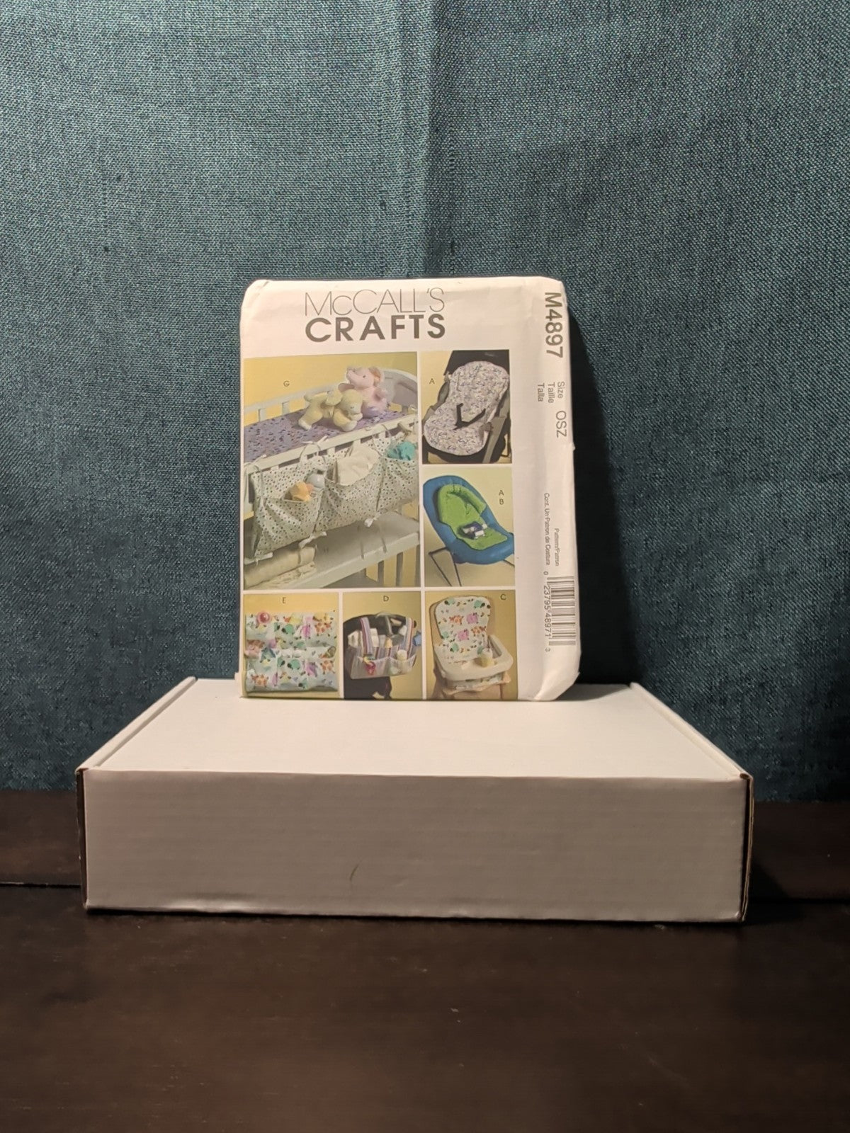 McCall's M4897 Nursery Decor Pattern 2005 Crib Organizer Diaper Stacker UNCUT