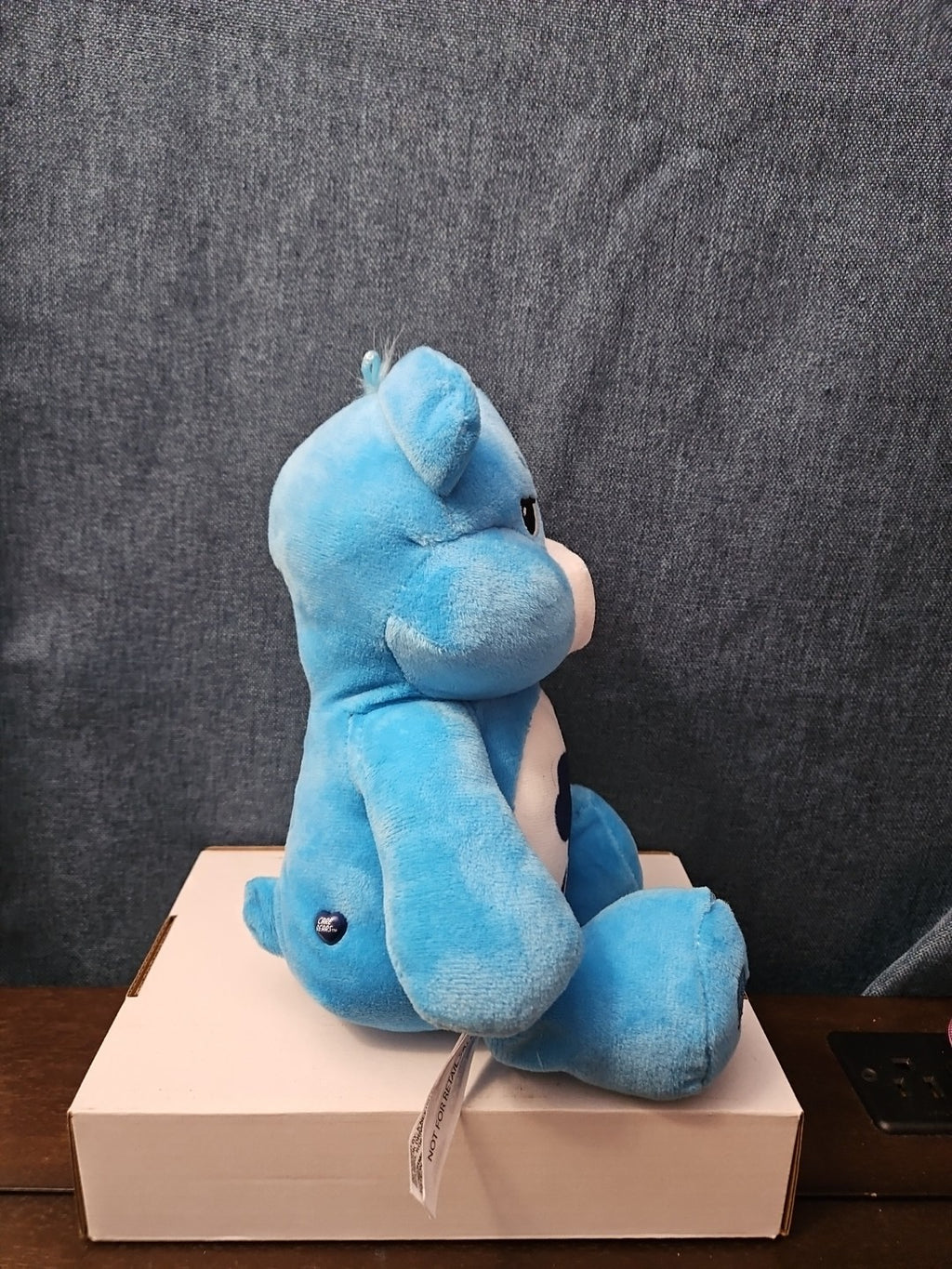 Care Bears Grumpy Bear Plush 11' Basic Fun Blue Cloud | NWT Read Condition Tear