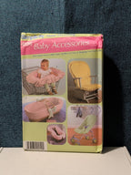 Simplicity 4636 Baby Accessory Pattern 2005 Car Seat Stroller Glider Cover UNCUT
