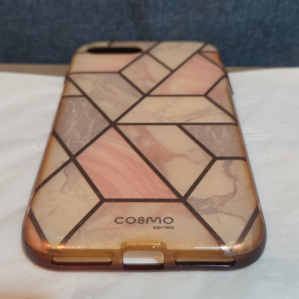 i-Blason Cosmo iPhone 7 Plus 8 Plus Case Pink Marble Rose Gold