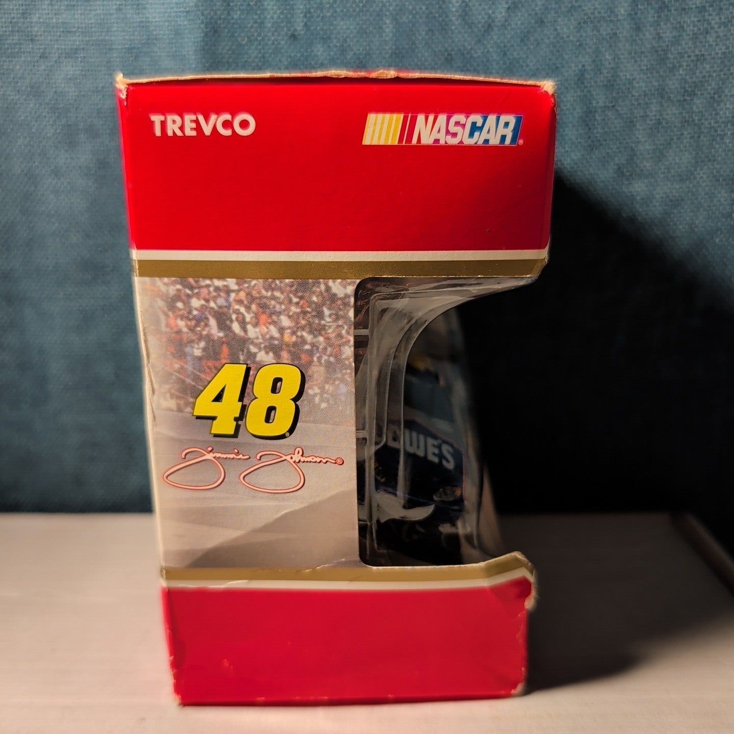 Jimmie Johnson 48 Lowe's 2005 Trevco Diecast Car Ornament NEW Distressed Box