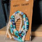 Swiftie Forever 5-Piece Beaded Bracelet Set Eras Tour Y2K NWT