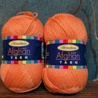 Herrschners Afghan Yarn 2 Ply Coral Rose Acrylic 2 Skein