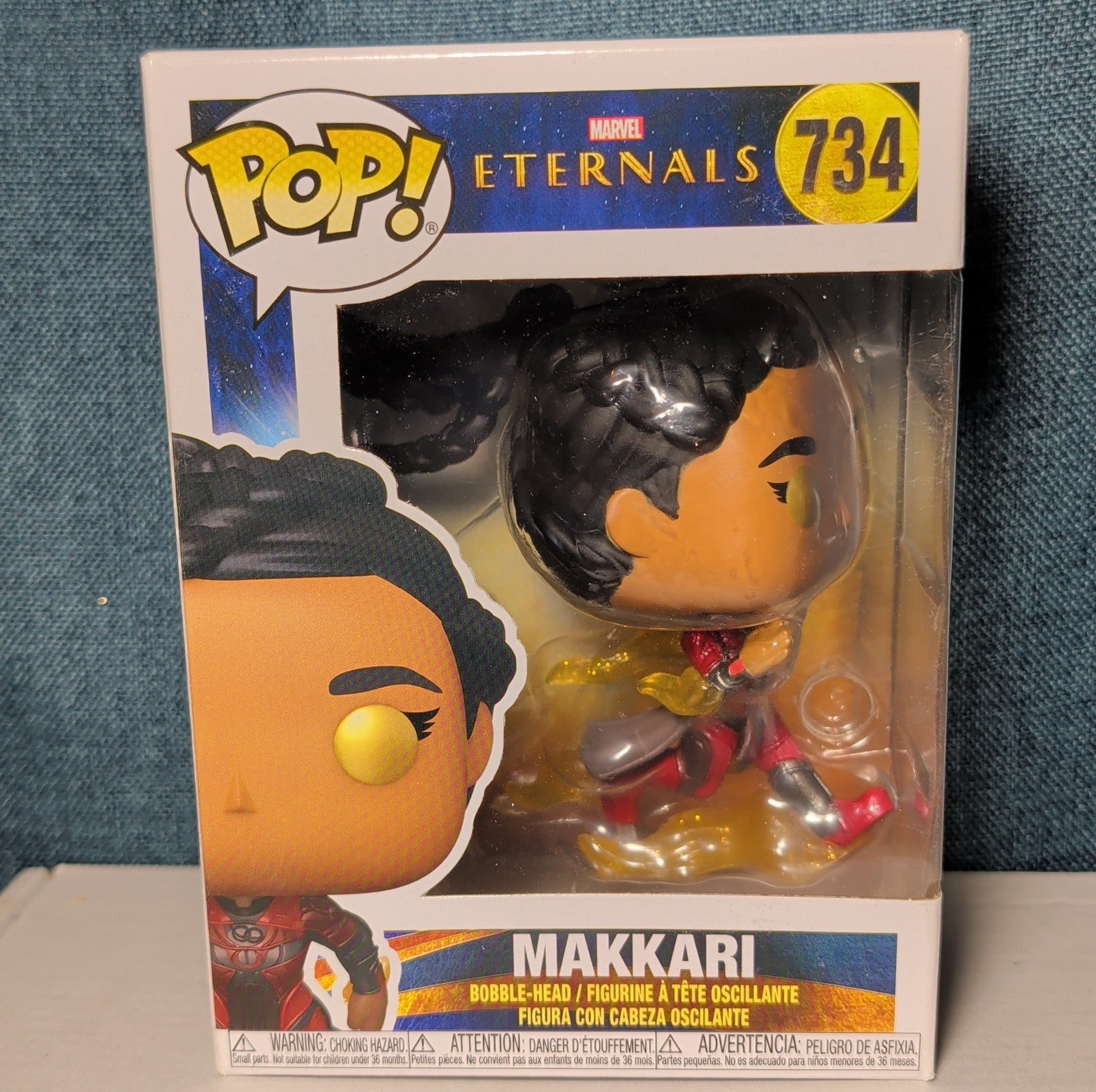 Funko Pop Makkari 734 Marvel Eternals Bobble-Head Figure NIB with Protector