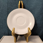 Set of 4 Sea Gull Fine China Saucers 6" | Jian Shang Gold Trim | Replacement