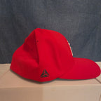 Flexfit Delta Hat SM Red Fly Embroidered Baseball Cap Fitted Performance 180
