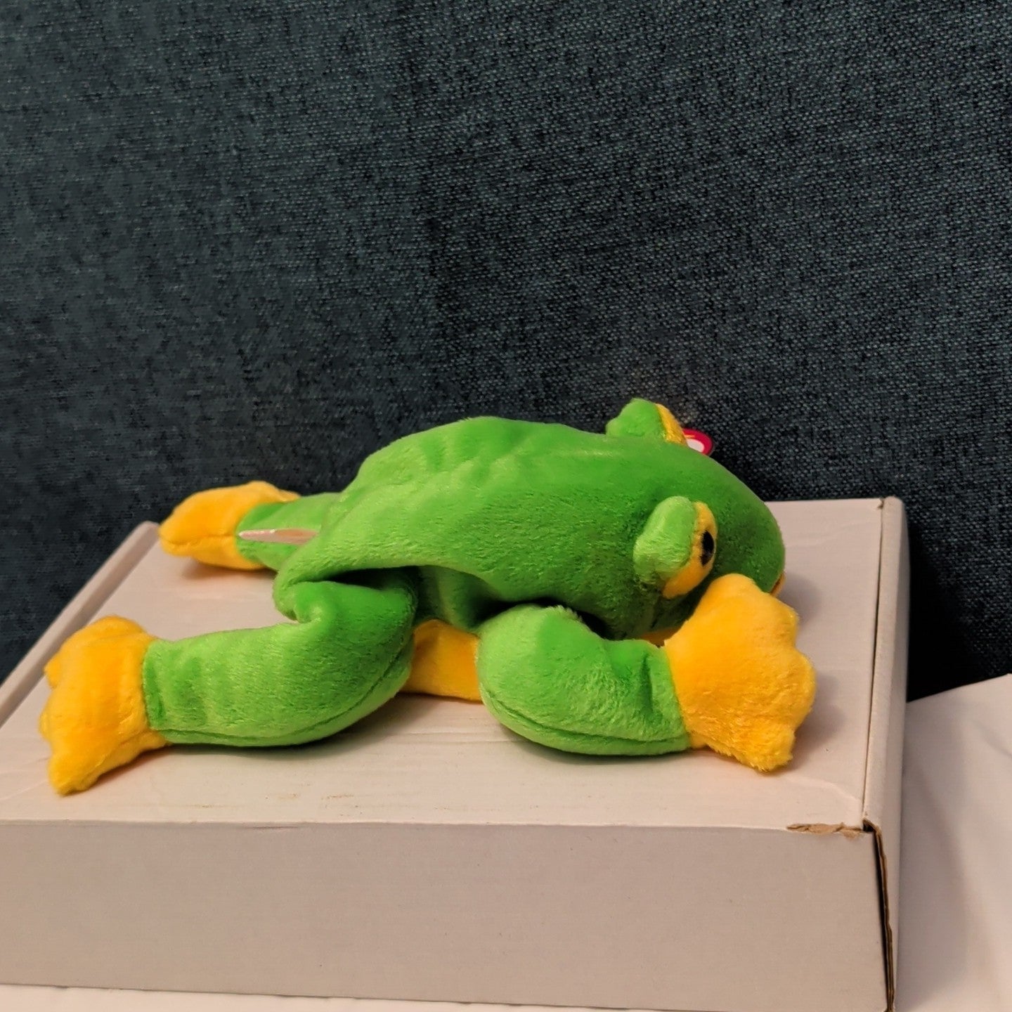 TY Beanie Baby SMOOCHY the Frog 1997 | MWMT Mint Tags | Retired Felt Mouth