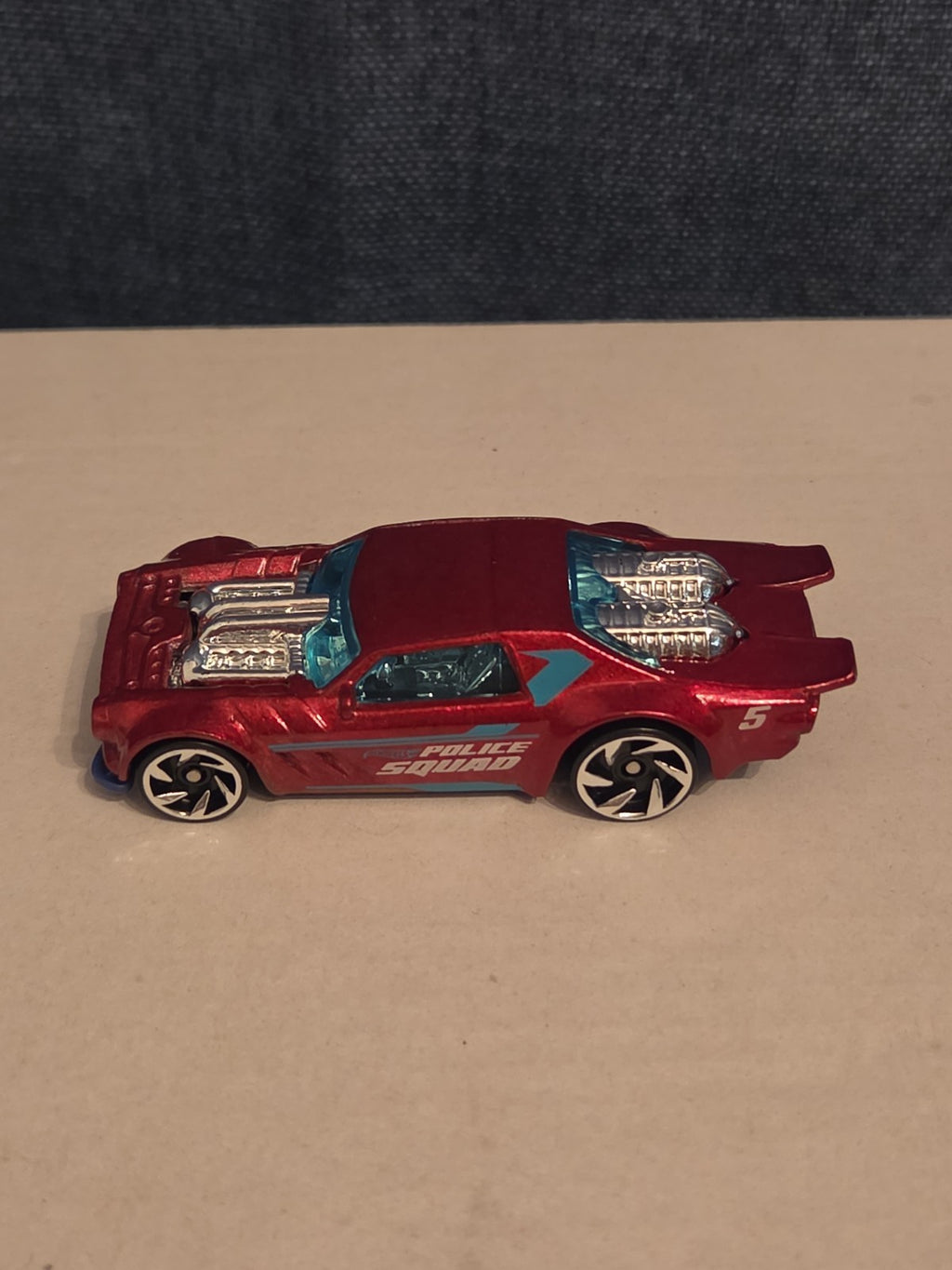 Hot Wheels Night Shifter Police Squad Red Metallic  HW City Loose 1:64 Car