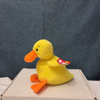 TY Beanie Baby QUACKERS the Duck 1994 Mint Plush Mint Tags Vintage Yellow Plush