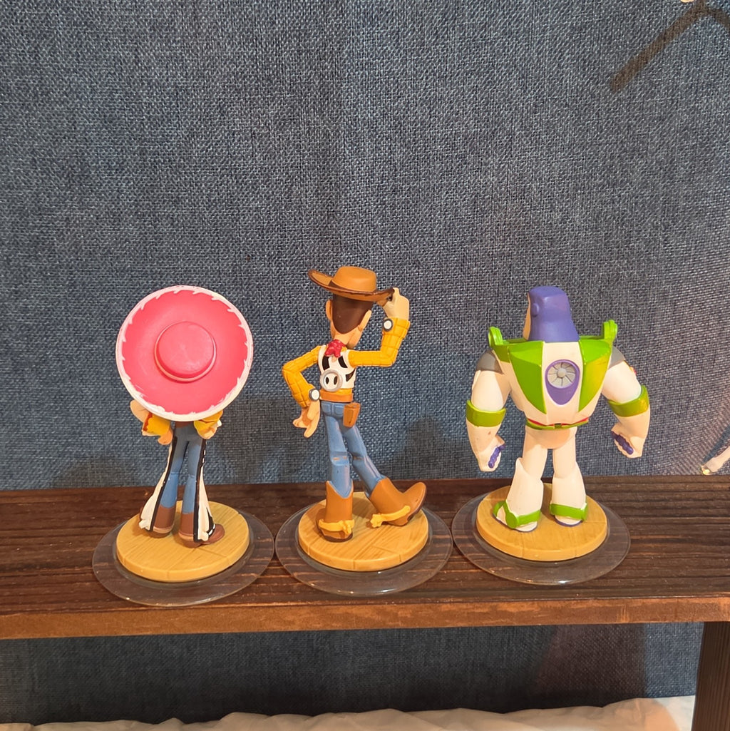Disney Infinity Toy Story Buzz Woody Jessie Figures Lot 3 Loose