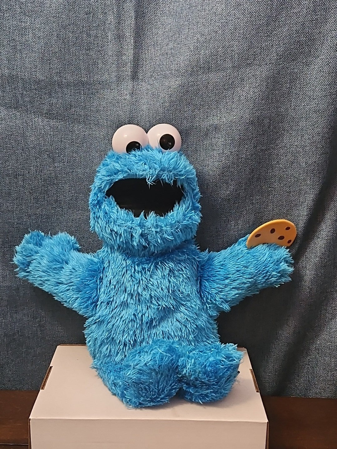 Sesame Street Cookie Monster Plush | 10” Hasbro Talking Figure with Cookie