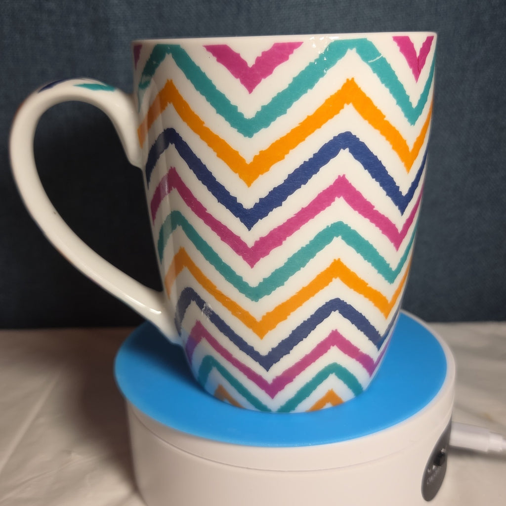 Mud Pie Francesca's Teacher Quote Mug Colorful Chevron 2012