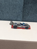 Hot Wheels GT HUNTER 2014 First Edition Night Burnerz #96 Silver Loose | Good