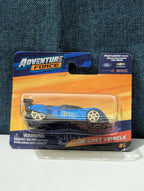 Adventure Force Blue Race Car | Maisto Fresh Metal Diecast | GT Racer Gold Wheel