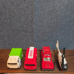 City Rescue Toy Vehicle Lot 4 Fire Truck Copter