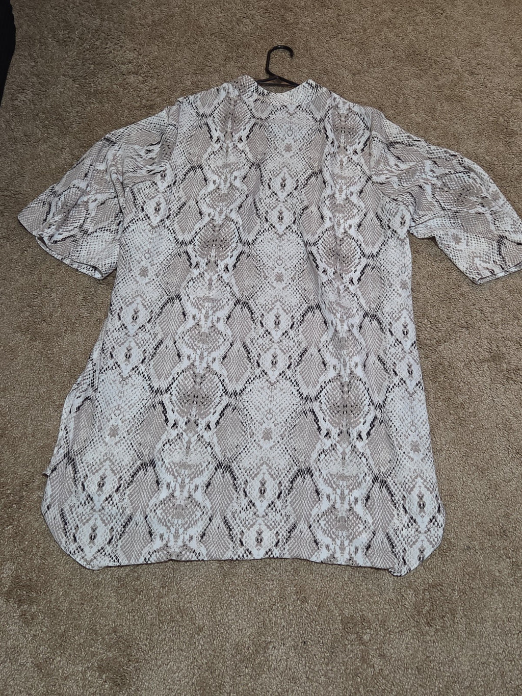 Apt 9 Snakeskin Kimono Cardigan Animal Print Top L/XL Gently Worn RN 73277