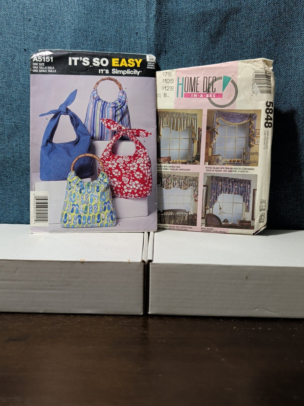 4 Sewing Patterns | Kids PJs & Retro Sweatsuits | Tote Bags | Window Valance