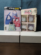4 Sewing Patterns | Kids PJs & Retro Sweatsuits | Tote Bags | Window Valance