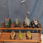 Lot Of 7 Dinosaur Monster Trucks, Vehicles Plastic
