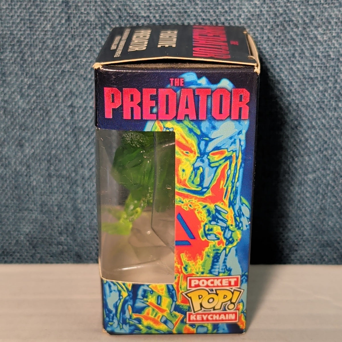 Funko Pocket POP Keychain Fugitive Predator Clear Green EXCLUSIVE