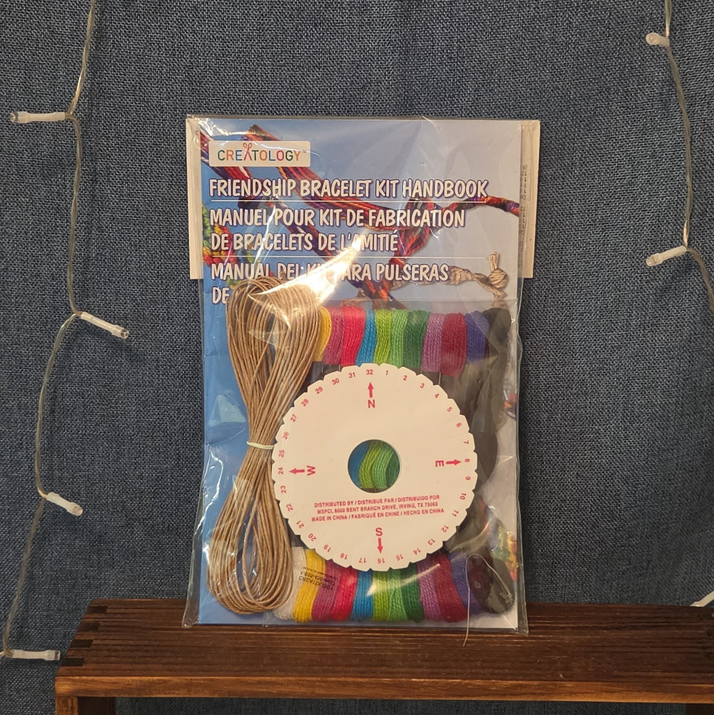 Creatology Friendship Bracelet Kit 15Pc Floss Hemp Wheel Y2K Craft