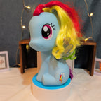 Hasbro My Little Pony Rainbow Dash 9" Glitter Wings Sitting 2018