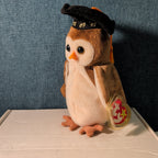 Wise TY Beanie Baby Owl Class of 1998 Graduation Gift MWMT with Tag Protector